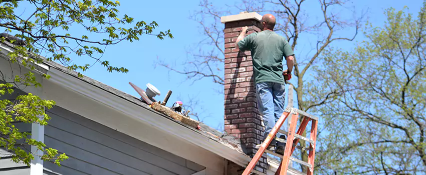 Vinyl and PVC Chimney Flashing Installation in Bartlett, IL