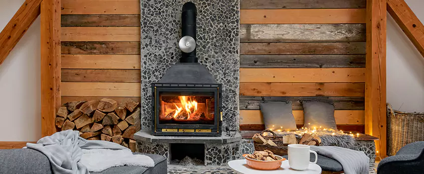 Thelin Hearth Products Direct Vent Gas Stove Fireplace Inspection in Bartlett, Illinois